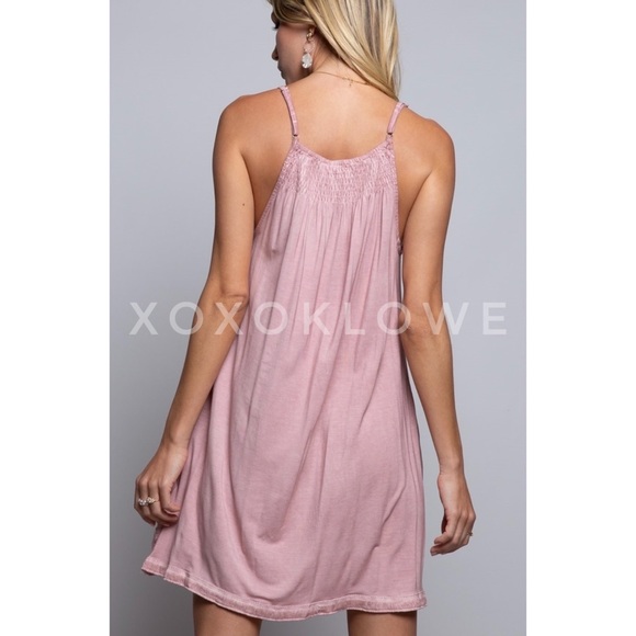 POL Pink Embroidered Cutwork Sleeveless Dress - Picture 10 of 12